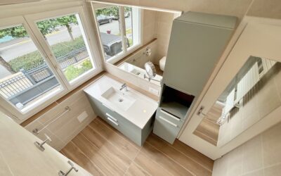 Une grosse transformation de salle de bain
